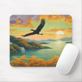 Tapis De Souris Flying Home (Avec souris)