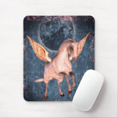 Tapis De Souris Flying Pegasus Horse Imaginaire Art (Avec souris)