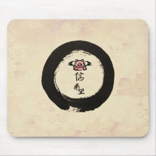 Tapis De Souris Flying Pig-Hope and Faith