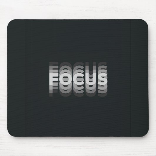 Tapis De Souris Focus Optical Illusion Mouse Pad (Devant)