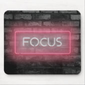 Tapis De Souris FOCUS Pink Neon Sign Pad Souris (Devant)