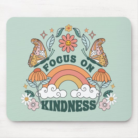 Tapis De Souris Focus sur la gentillesse graphique Super (Devant)