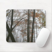 Tapis De Souris Foggy Fall en Pennsylvanie Automne Nature (Avec souris)