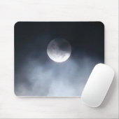 Tapis De Souris Foggy Moon (Avec souris)