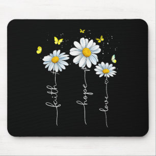 Tapis De Souris Foi Espoir Amour Jésus Croix Chrétienne Dieu Foi F