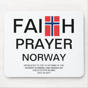 TAPIS DE SOURIS FOI PRIER NORVÈGE