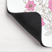 Tapis De Souris Foi (rose et brun) (Coin)