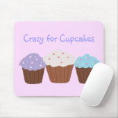 Tapis De Souris Folle de Cupcakes (Avec souris)
