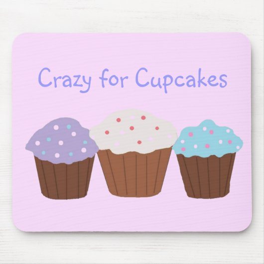 Tapis De Souris Folle de Cupcakes (Devant)