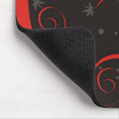 Tapis de souris foncé de fleur (Coin)