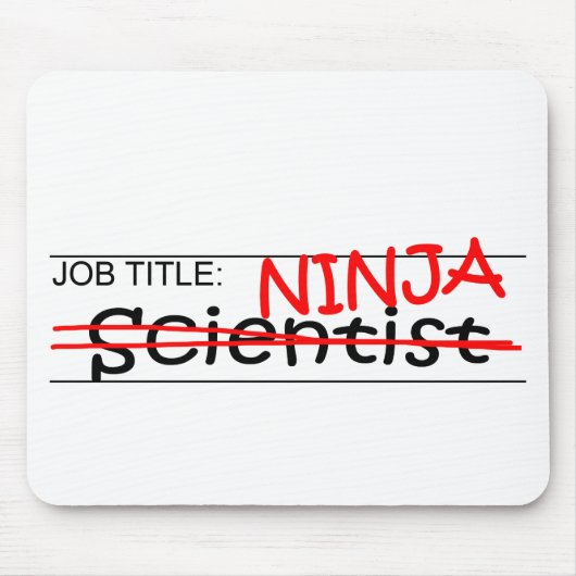 Tapis De Souris Fonction Ninja - scientifique (Devant)