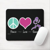 Tapis De Souris Fonctionnement d'amour de paix (Avec souris)