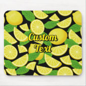 Tapis De Souris Fond citron (Devant)