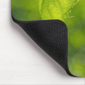Tapis De Souris Fond flou de feuille d'arbre (Coin)