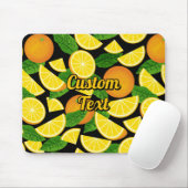 Tapis De Souris Fond orange (Avec souris)