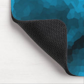 Tapis De Souris Fond polygonal abstrait bleu (Coin)