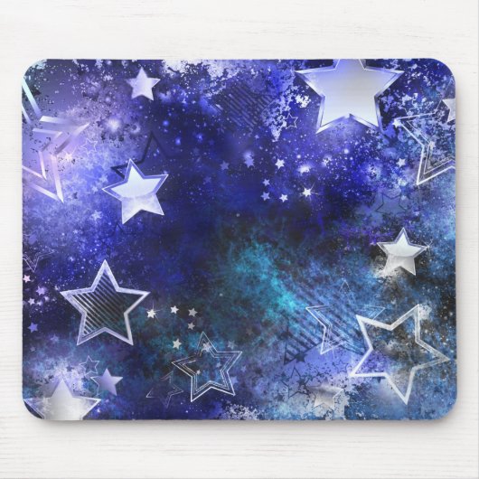 Tapis De Souris Fond spatial avec étoiles (Devant)