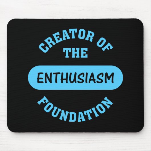 Tapis De Souris Fondation Enthousiasme Créateur (Devant)