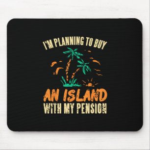 Tapis De Souris Fonds de vacances de rêve pour la retraite
