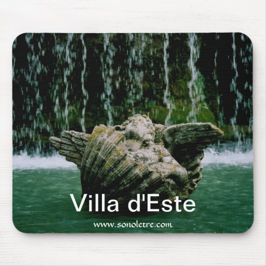 Tapis De Souris Fontaine de la Villa d'Este Cherub Mousepad (Devant)