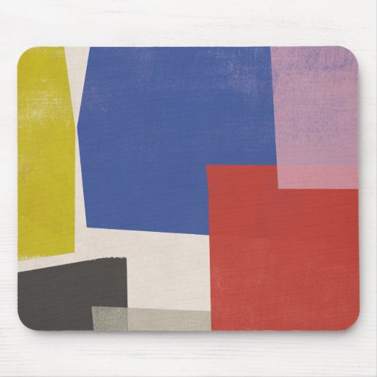 Tapis De Souris Foolscap - Colorblocs modernes (Devant)