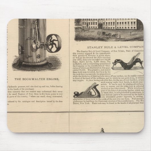 Tapis De Souris Foos and Jane Stanley Rule and Level (Devant)