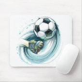 Tapis De Souris Football (Avec souris)