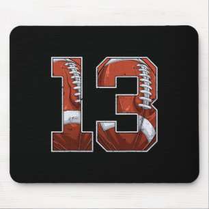 Tapis De Souris Football 13e anniversaire garçon Treize ans 13 ans