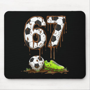 Tapis De Souris Football 67 Six Seven Mème Garçons Adolescents Enf