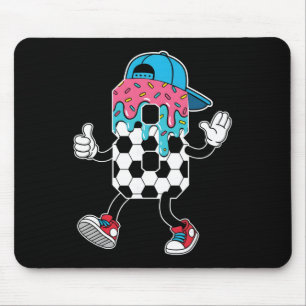 Tapis De Souris Football 8 Ans Crème Glacée Goutte Jeunesse 8e Ann