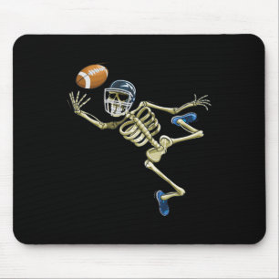 Tapis De Souris Football américain Squelette Halloween Hommes garç
