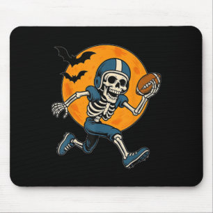 Tapis De Souris Football Américain Squelette Halloween Sport Fanta