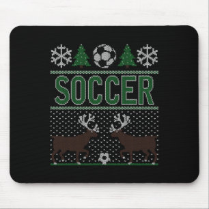 Tapis De Souris Football avec des pulls de Noël moches