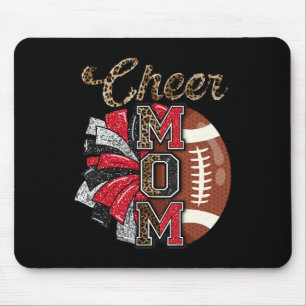 Tapis De Souris Football Cheval Maman Rouge Black Pom Leopard