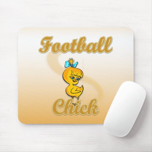 Tapis De Souris Football Chick (Avec souris)