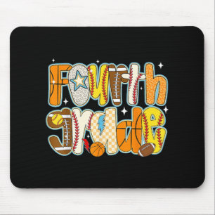 Tapis De Souris Football de baseball de 4e année