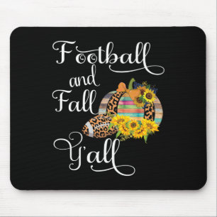 Tapis De Souris Football Et Fall Y'all