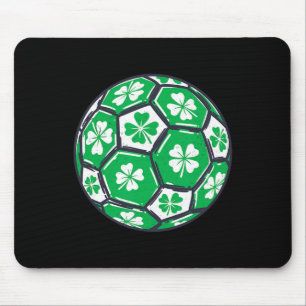 Tapis De Souris Football Ll Irlande Trèfle Irlandais St Patrick's