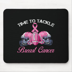 Tapis De Souris Football Survivant Temps De Lutter Contre Le Cance