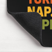 Tapis De Souris Football. Turkey. Nap. Repeat, Thanksgiving Slogan (Coin)