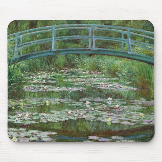 Tapis De Souris Footbridge Claude Monet Art français (Devant)