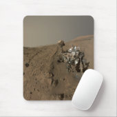 Tapis De Souris Forage Mars Curiosity Red Martian Paysage (Avec souris)