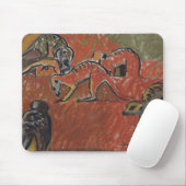 Tapis De Souris Forager de Meerkats - mousepad d'art (Avec souris)