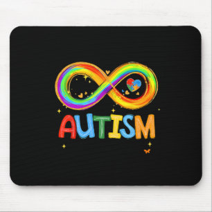 Tapis De Souris Force De sensibilisation sur l'autisme Et Coeur No