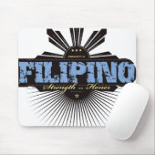 Tapis De Souris Force philippine et Ho - bleu (Avec souris)