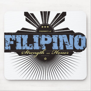 Tapis De Souris Force philippine et Ho - bleu