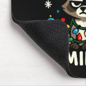 Tapis De Souris Forced Family Fun – Funny Sarcastic Raccoon Xmas C (Coin)