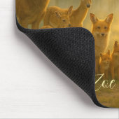 Tapis De Souris Forest wildlife animals - Personalized  (Coin)