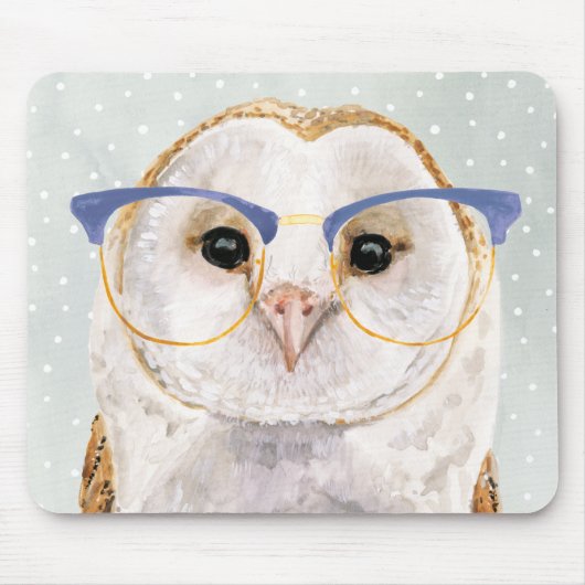 Tapis De Souris Forester à quatre roues | Wise Owl (Devant)