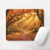 Tapis De Souris Forêt d'automne (Avec souris)